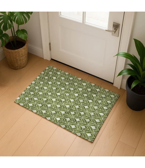 Dalyn The Reserve Green TR10 1ft.8in. x 2ft.6in. Rug