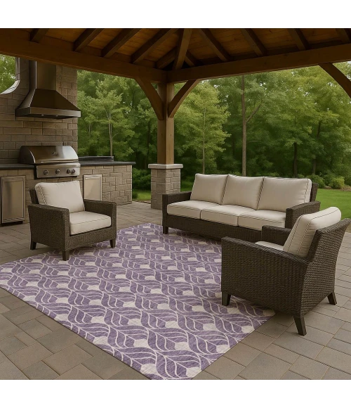 Dalyn The Reserve Purple TR10 3ft. x 5ft. Rug