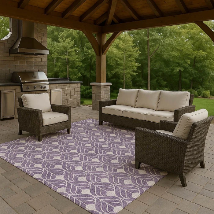 Dalyn The Reserve Purple TR10 2ft.6in. x 3ft.10in. Rug