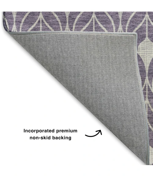 Dalyn The Reserve Purple TR10 8ft. x 8ft. Rug