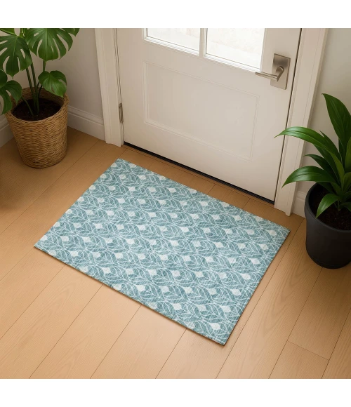 Dalyn The Reserve Teal TR10 1ft.8in. x 2ft.6in. Rug