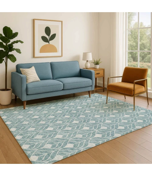 Dalyn The Reserve Teal TR10 10ft. x 14ft. Rug