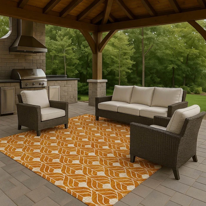 Dalyn The Reserve Orange TR10 10ft. x 14ft. Rug