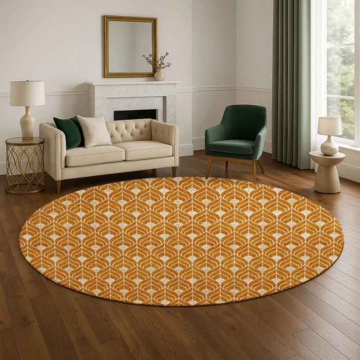 Dalyn The Reserve Orange TR10 8ft. x 8ft. Rug