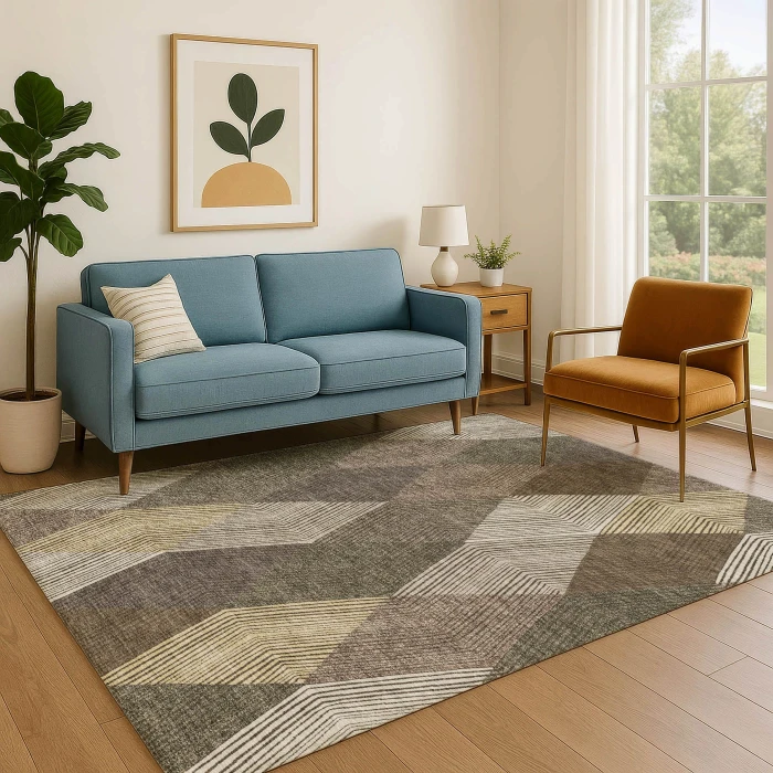 Dalyn The Reserve Brown TR11 9ft. x 12ft. Rug