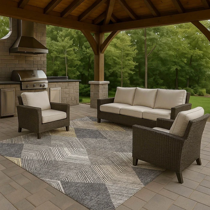 Dalyn The Reserve Gray TR11 9ft. x 12ft. Rug