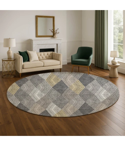 Dalyn The Reserve Gray TR11 8ft. x 8ft. Rug