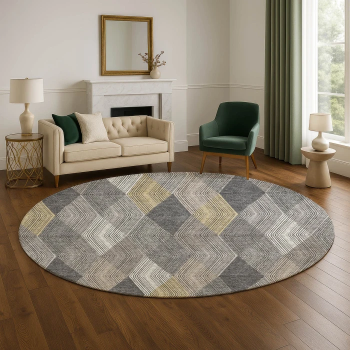 Dalyn The Reserve Gray TR11 8ft. x 8ft. Rug