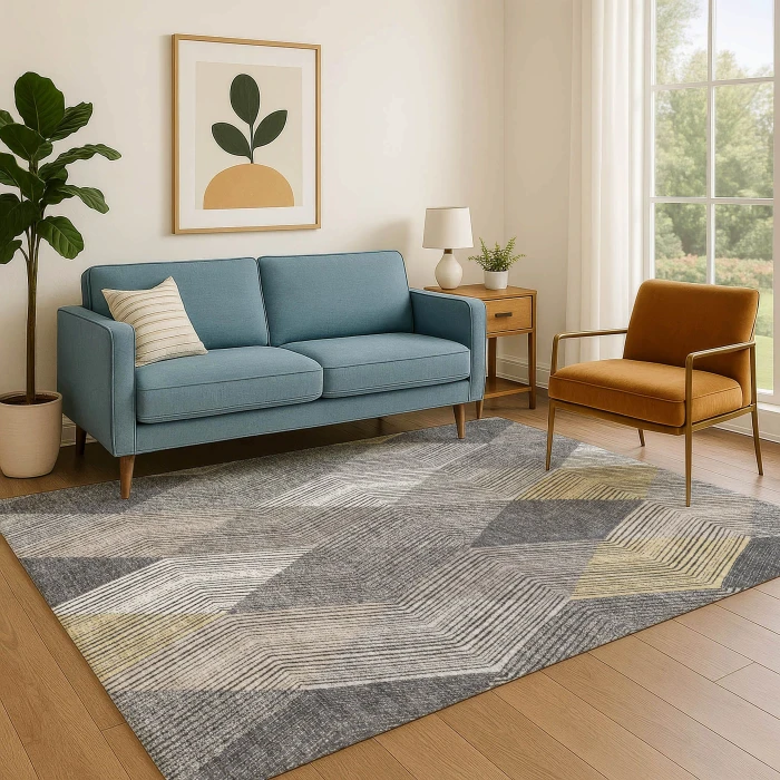 Dalyn The Reserve Gray TR11 9ft. x 12ft. Rug