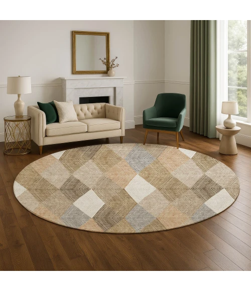 Dalyn The Reserve Orange TR11 8ft. x 8ft. Rug