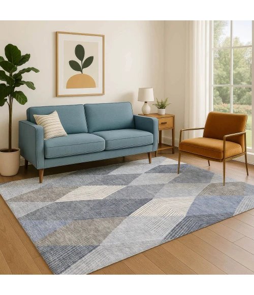 Dalyn The Reserve Blue TR11 10ft. x 14ft. Rug