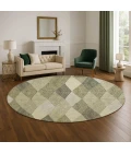 Dalyn The Reserve Green TR11 8ft. x 8ft. Rug