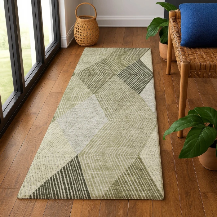 Dalyn The Reserve Green TR11 2ft.3in. x 7ft.6in. Rug