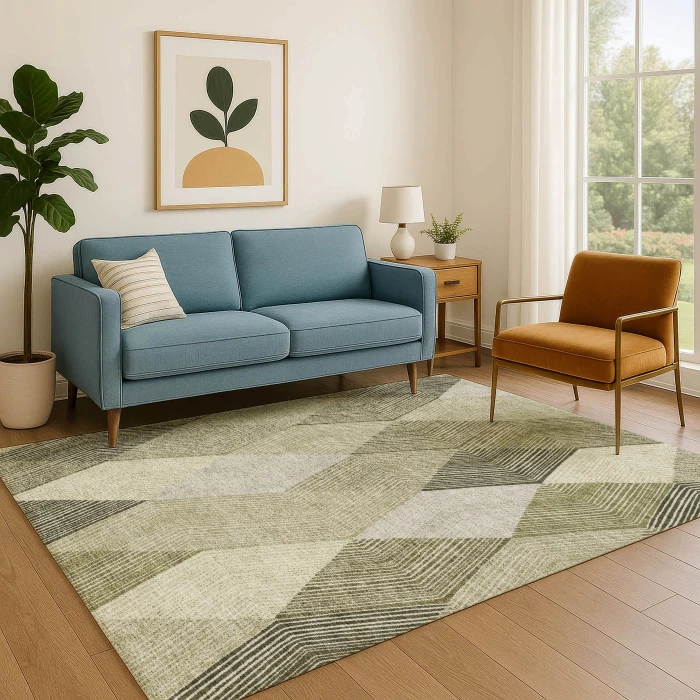 Dalyn The Reserve Green TR11 8ft. x 10ft. Rug