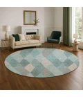 Dalyn The Reserve Teal TR11 8ft. x 8ft. Rug