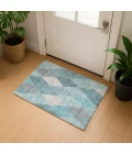 Dalyn The Reserve Teal TR11 1ft.8in. x 2ft.6in. Rug