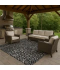 Dalyn The Reserve Black TR12 8ft. x 10ft. Rug