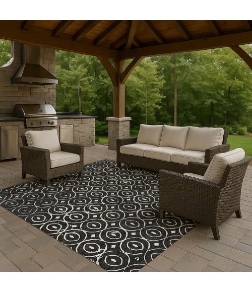 Dalyn The Reserve Black TR12 8ft. x 10ft. Rug