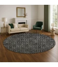 Dalyn The Reserve Black TR12 8ft. x 8ft. Rug