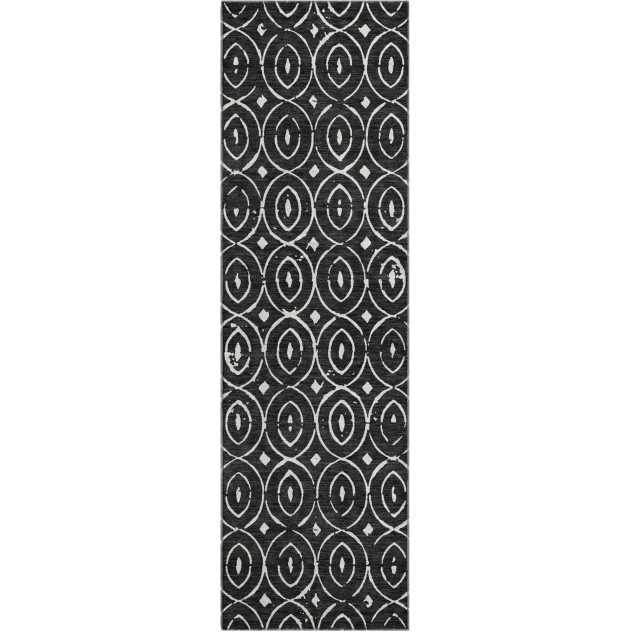 Dalyn The Reserve Black TR12 2ft.3in. x 7ft.6in. Rug