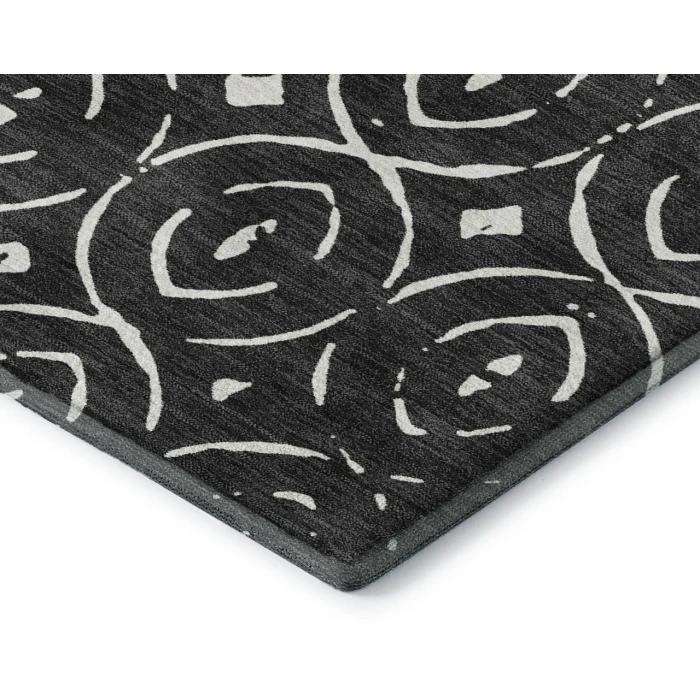 Dalyn The Reserve Black TR12 8ft. x 8ft. Rug