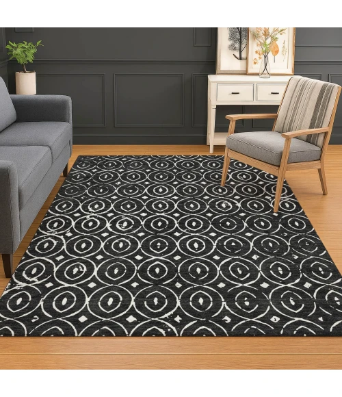 Dalyn The Reserve Black TR12 8ft. x 10ft. Rug