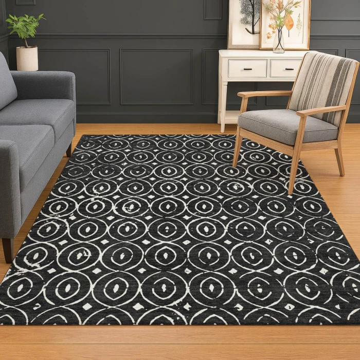 Dalyn The Reserve Black TR12 8ft. x 10ft. Rug