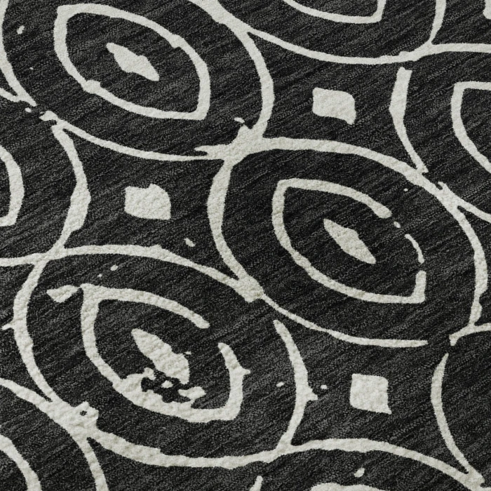 Dalyn The Reserve Black TR12 8ft. x 8ft. Rug