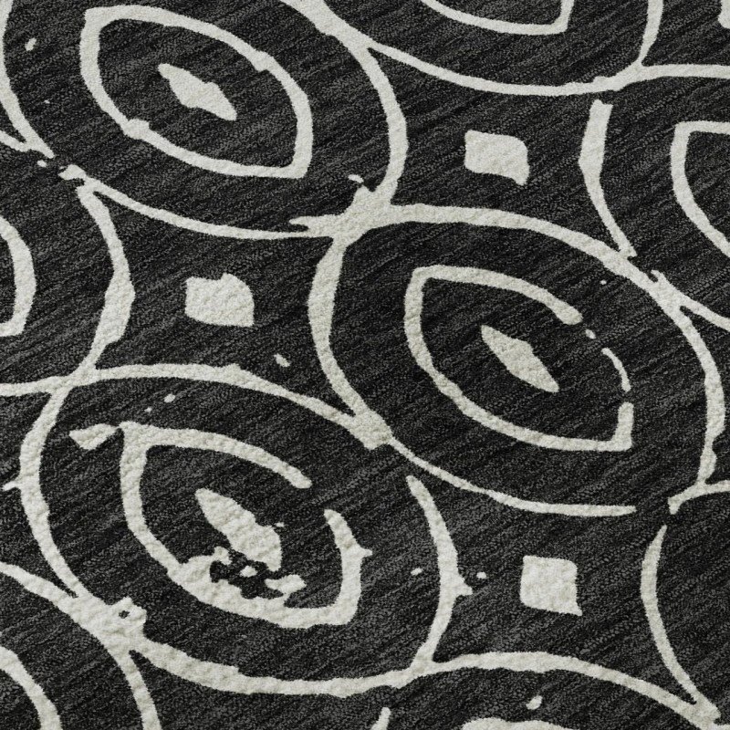 Dalyn The Reserve Black TR12 2ft.3in. x 7ft.6in. Rug