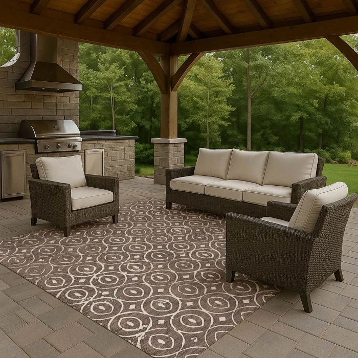 Dalyn The Reserve Brown TR12 10ft. x 14ft. Rug