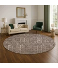 Dalyn The Reserve Brown TR12 8ft. x 8ft. Rug