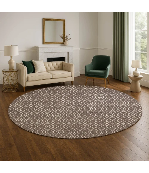 Dalyn The Reserve Brown TR12 8ft. x 8ft. Rug