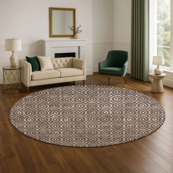 Dalyn The Reserve Brown TR12 8ft. x 8ft. Rug