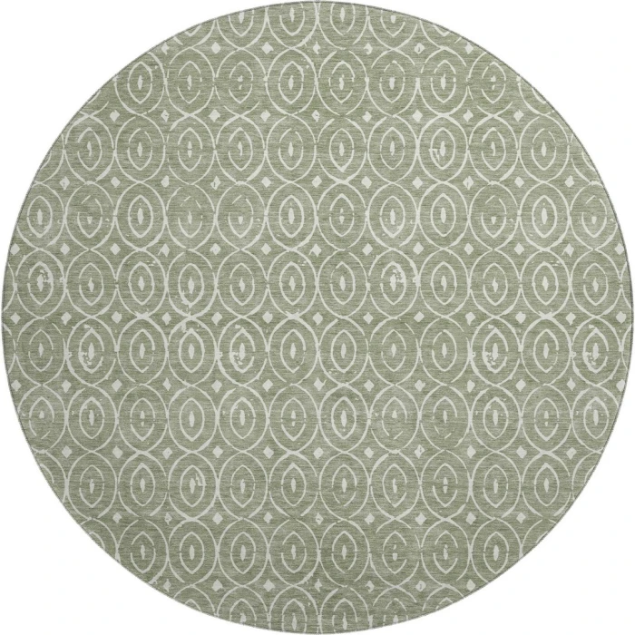 Dalyn The Reserve Green TR12 8ft. x 8ft. Rug