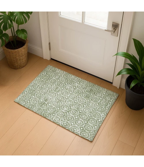 Dalyn The Reserve Green TR12 1ft.8in. x 2ft.6in. Rug