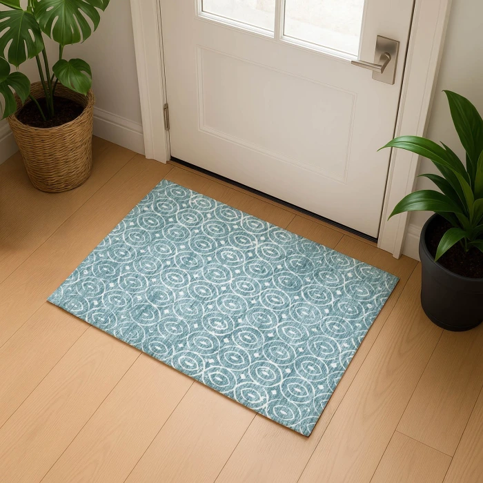 Dalyn The Reserve Teal TR12 1ft.8in. x 2ft.6in. Rug