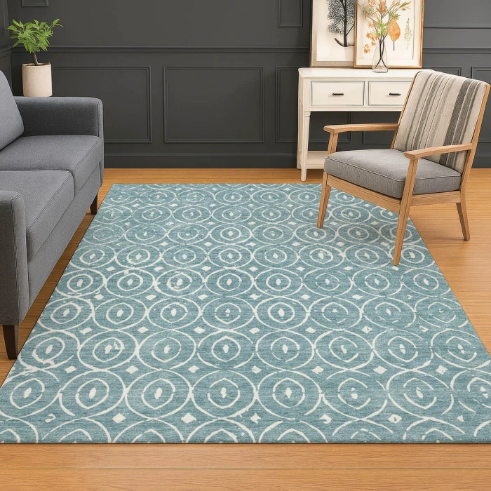Dalyn The Reserve Teal TR12 10ft. x 14ft. Rug