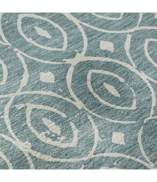 Dalyn The Reserve Teal TR12 3ft. x 5ft. Rug