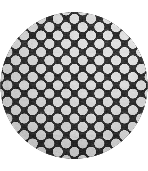 Dalyn The Reserve Black TR13 8ft. x 8ft. Rug