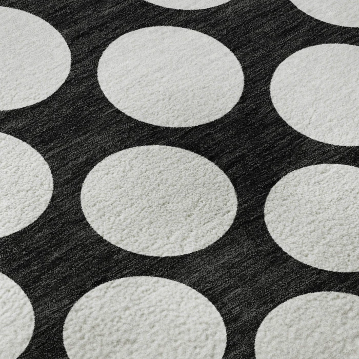 Dalyn The Reserve Black TR13 2ft.3in. x 7ft.6in. Rug