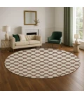 Dalyn The Reserve Brown TR13 8ft. x 8ft. Rug