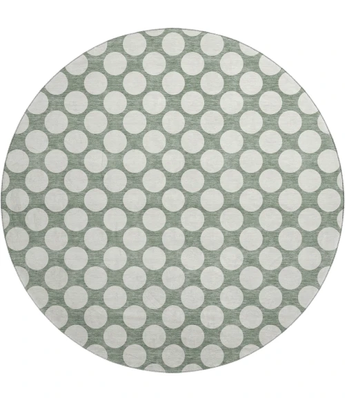 Dalyn The Reserve Green TR13 8ft. x 8ft. Rug