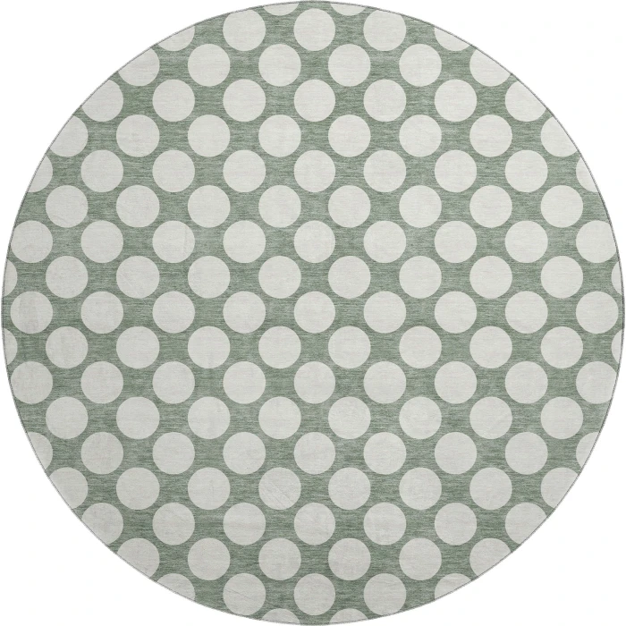 Dalyn The Reserve Green TR13 8ft. x 8ft. Rug