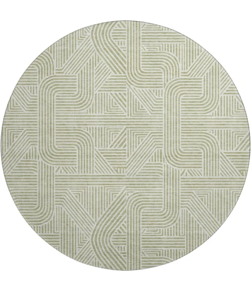 Dalyn The Reserve Green TR14 8ft. x 8ft. Rug