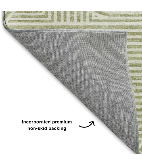 Dalyn The Reserve Green TR14 8ft. x 8ft. Rug