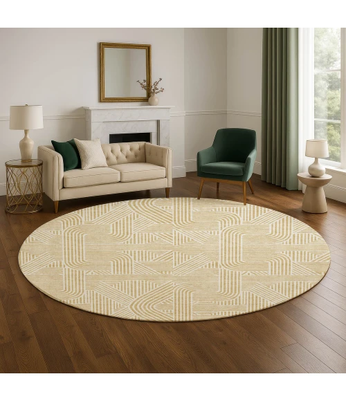 Dalyn The Reserve Gold TR14 8ft. x 8ft. Rug
