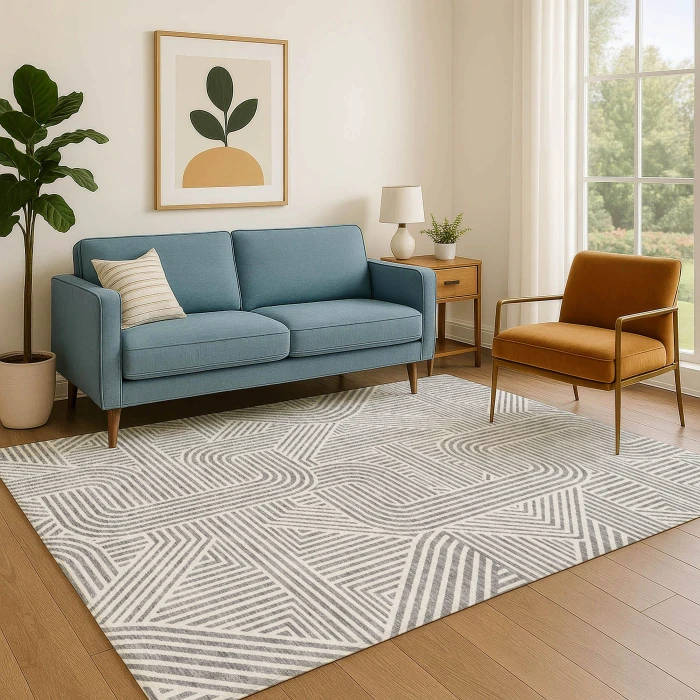 Dalyn The Reserve Gray TR14 3ft. x 5ft. Rug