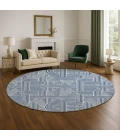 Dalyn The Reserve Blue TR14 8ft. x 8ft. Rug