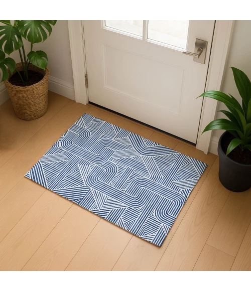 Dalyn The Reserve Blue TR14 1ft.8in. x 2ft.6in. Rug