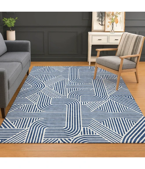 Dalyn The Reserve Blue TR14 8ft. x 10ft. Rug